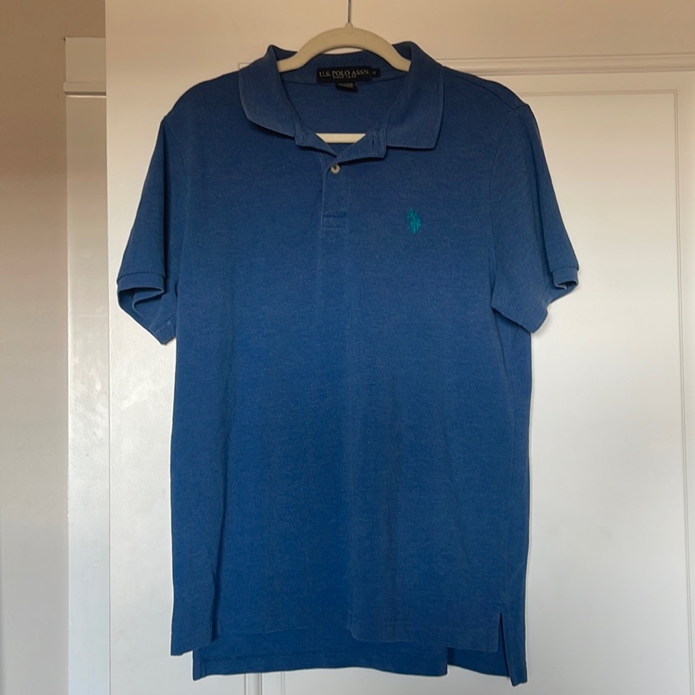 Blue men’s polo